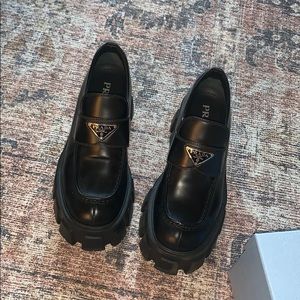 Prada Monolith Loafers